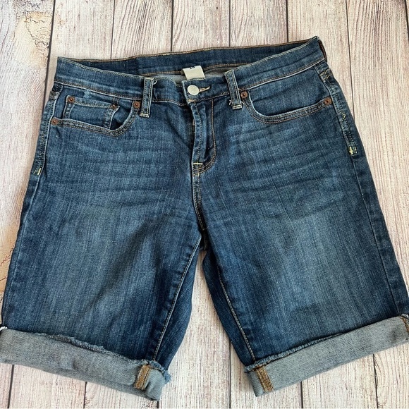 Lucky Brand Bermuda Jean Shorts 6 - Picture 1 of 5